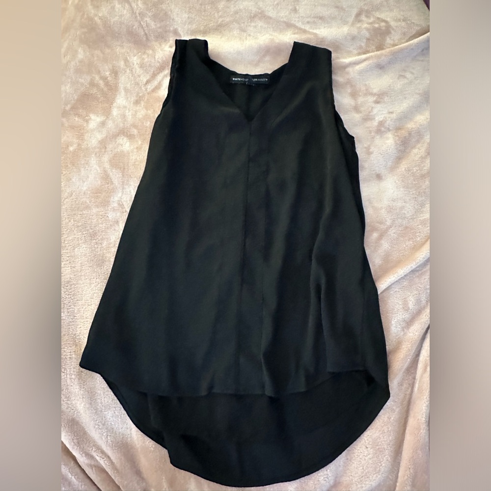 White house Black Market Blouse, Size: 0 Black